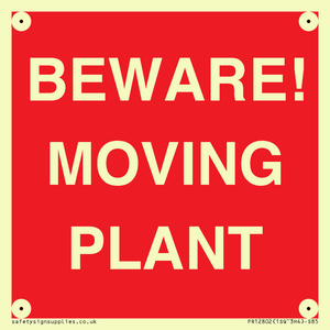 BEWARE! MOVING PLANT